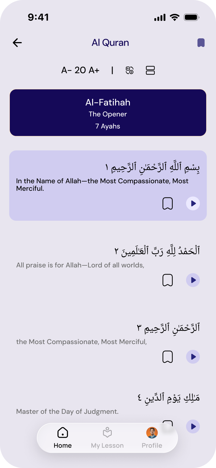 Begin reading the Quran after just 5 lessons